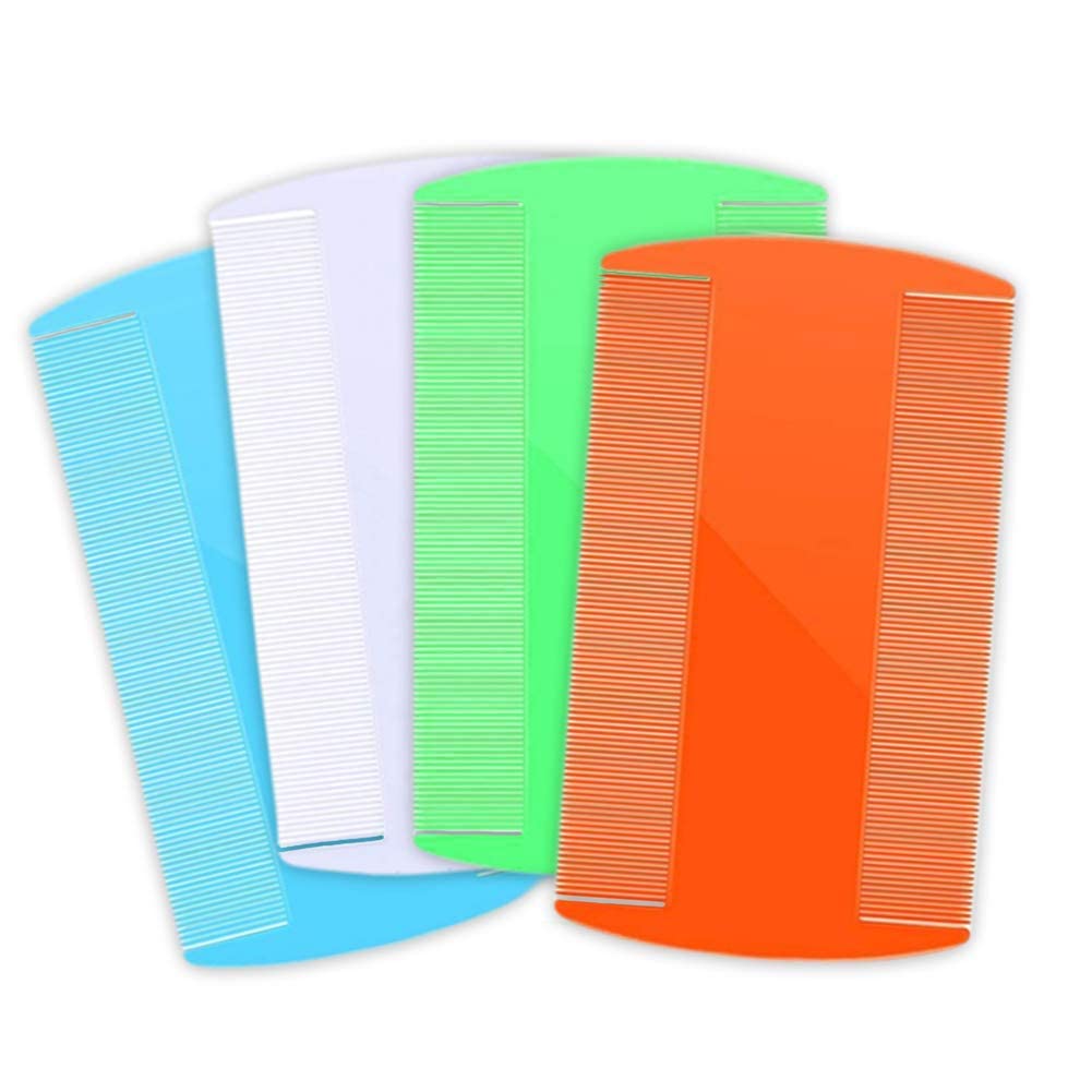 Dreamlover 4 Packs Combs Double Sided Lice Combs Pets Grooming Flea Tick Lice Dandruff Removal Fine Tooth Hair Combs (B0CCHY2DP6) Amazon Price History, Amazon Price Tracker