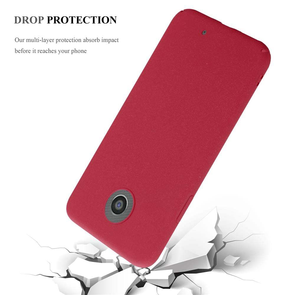 Custodia Cadorabo Per Motorola Moto G2 In Grigio Metallizzato - Cover Sottile In Silicone TPU Con Bordo Rinforzato - 4