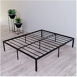 Somier 135 Leroy Merlin Dreamzie Somier 135x190 con Patas 36cm Robusto y Montable en 20min - Bases de Camas Metálico Resistente