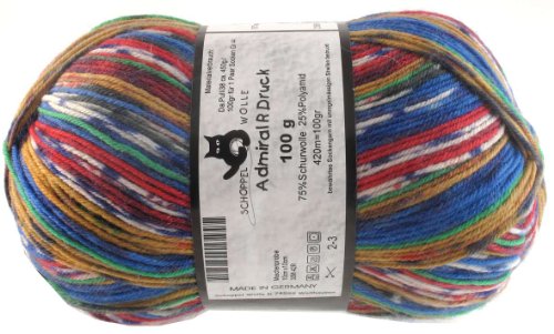 Schoppel-Wolle Admiral R Druck 1977, Casa Azul