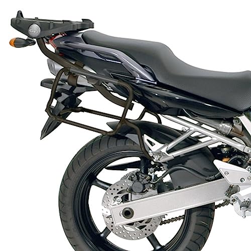 Supports GIVI PLX351 de valises pour road-trip en moto Yamaha FZ6 600 Fazer 2004-2006
