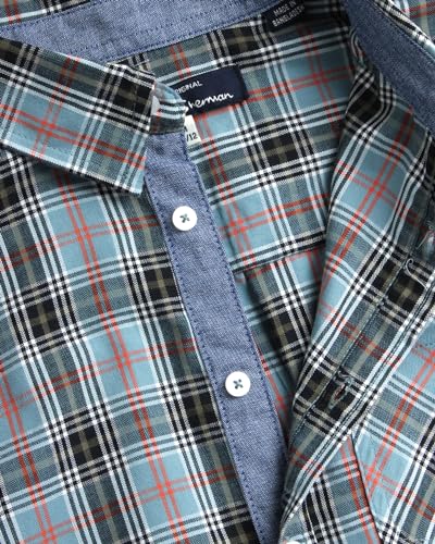 Ben Sherman Boys Button Down Shirt - Casual Woven Long Sleeve Boys Dress Shirts - Collared Shirt for School Vacation Holidays3