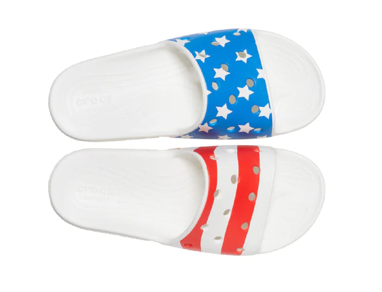 Crocs Women's Classic American Flag Slides