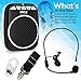 Pyle Compact Voice Amplifier - Portable Waistband PA Speaker with Headset Microphone, Rechargeable Battery, MP3/USB/SD Readers (PWMA55)