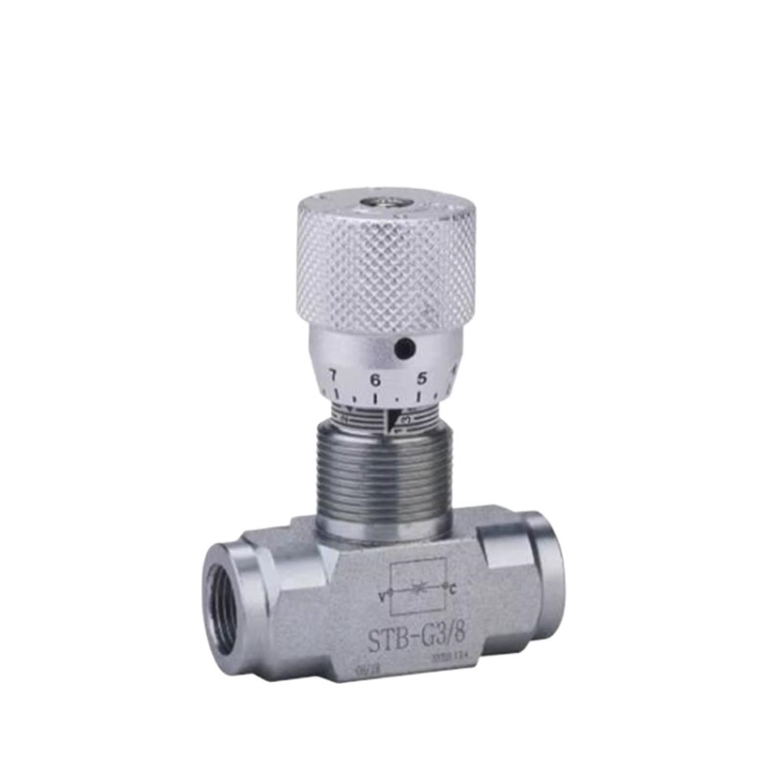 PXQCHAVLN STB-G1/4 STU-G1/4 STB-NTP1/4 Throttle Two-Way Speed Regulating