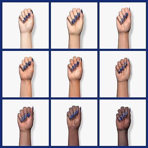 Image of Beetles Blue Gel Nail Polish, 1 Pcs 15ml Cobalt Color All Season Gel Polish Nail Art Manicure Salon Soak Off DIY Nail Uv Design at Home for Women