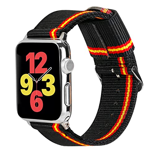 ESTUYOYA Spain Strap compatible with Apple Watch 49mm 46mm 45mm 44mm, (42mm-Serie 1-3)
