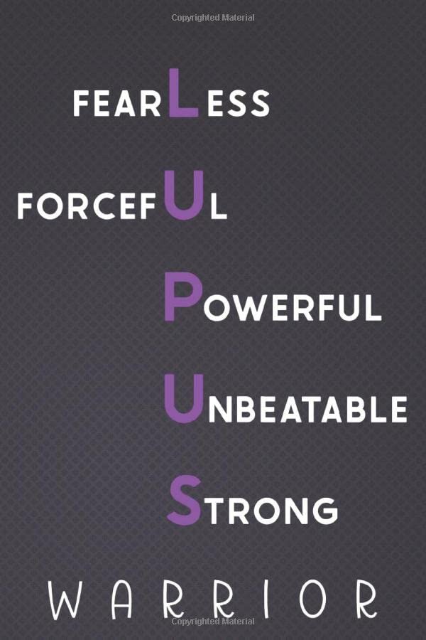 LUPUS Warrior: Lupus Journal with Assessment Pages, Symptom Tracker, Doctors Appointments, Relief Treatment and more, Lupus Awareness workbook gift