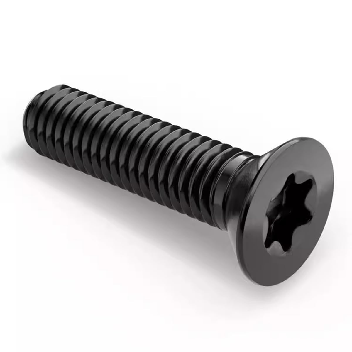 Drenky 20 Pezzi M4 X 10 mm Vite Torx A Testa Svasata Nero Viti Torx in Acciaio Inossidabile Antiruggine Filettatura Completa Bullone Meccanico Per Macchine Utensili E Mobili Per La Casa