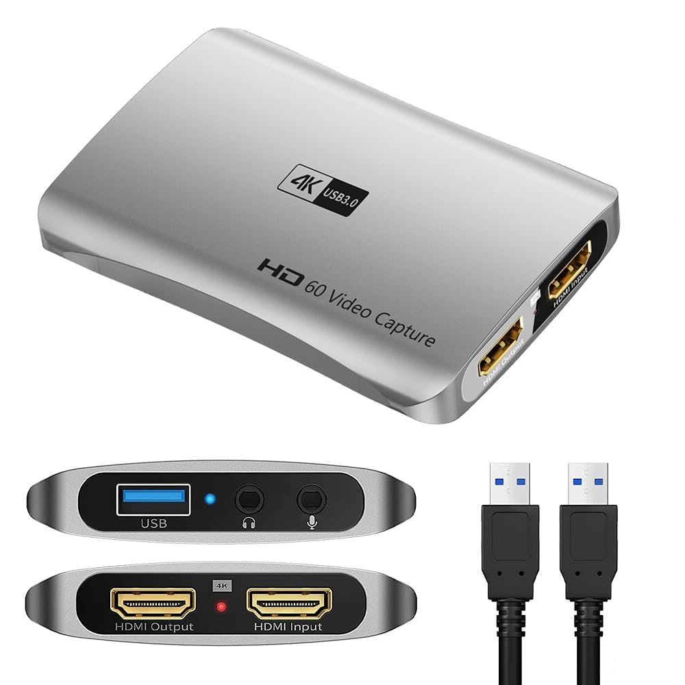 microware 1080p 4k -compatible video capture card usb 3.0 1080p 60fps hd video capture card live recording capture card