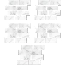 5pcs Self 3D Brick Effect Wallpaper - Waterproof And Heat Resistant PET Wall Panels For Interior Wall DecorationD