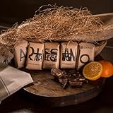 Crivencar Surtido de Chocolates Artesanos | 5 Variedades Gourmet Sin Gluten | Chocolate Negro 75 %, Negro 60 % con Almendras, Leche 40 %, Leche con Almendras 40 %, Negro 52 % Naranja