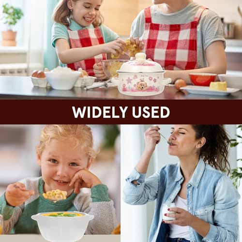 IMIKEYA Enamel Cookware Enamel Stew Pot Stockpot for Domestic Use Charming Design for Biryani Cooking and Meal Preparation - Image 7