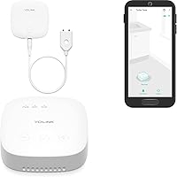 Vista 1 de YoLink Sensor de fugas de agua 3, con sirena integrada de hasta 105 dB, compatible con Alexa e IFTTT - SpeakerHub incluido
