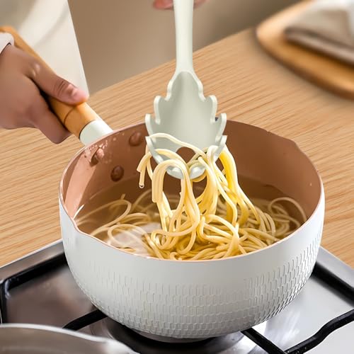 image for AOTHOD Silicone Cooking Utensils Set - 446°F Heat Resistant Silicone 