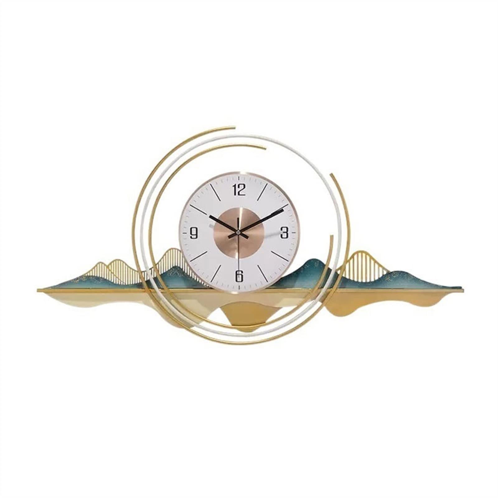 Horloge à quartz décorative au style atmosphérique unique pour votre mur