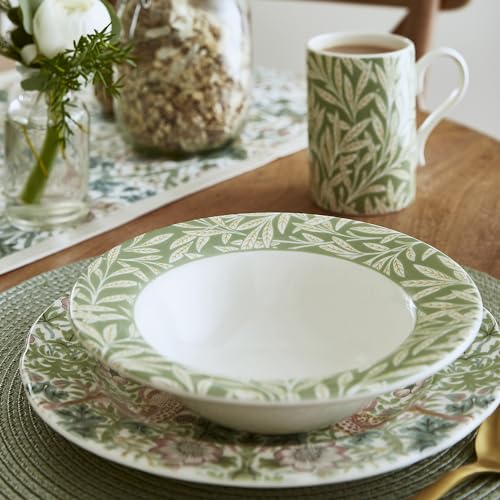 Spode-Morris-Co-Cereal-Bowl-Set-of-4-Bowls-with-Assorted-Design-for-Fruit-Acai-and-Desserts-75-Inch-Bowls-made-of-Fine-Earthenware-Microwave-and-Dishwasher-Safe-Made-in-England