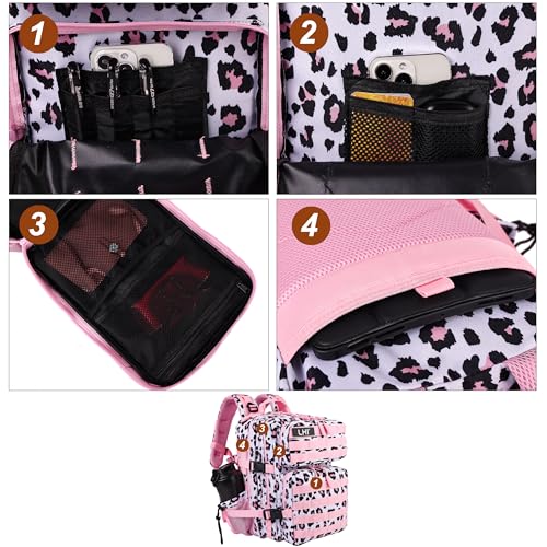Image of LHI Tactical Military Backpack for Men and Women 25L /35L Army Assault Pack Bag Small Rucksack with Bottle Holder