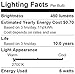 SYLVANIA LED Light Bulb, 40W Equivalent A19, Efficient 6W, Medium Base, Frosted Finish, 450 Lumens, Soft White - 4 Pack (74079)