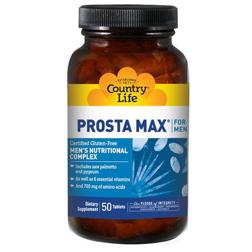 COUNTRY LIFE Vitamins PROSTA MAX for Men, 50 TAB