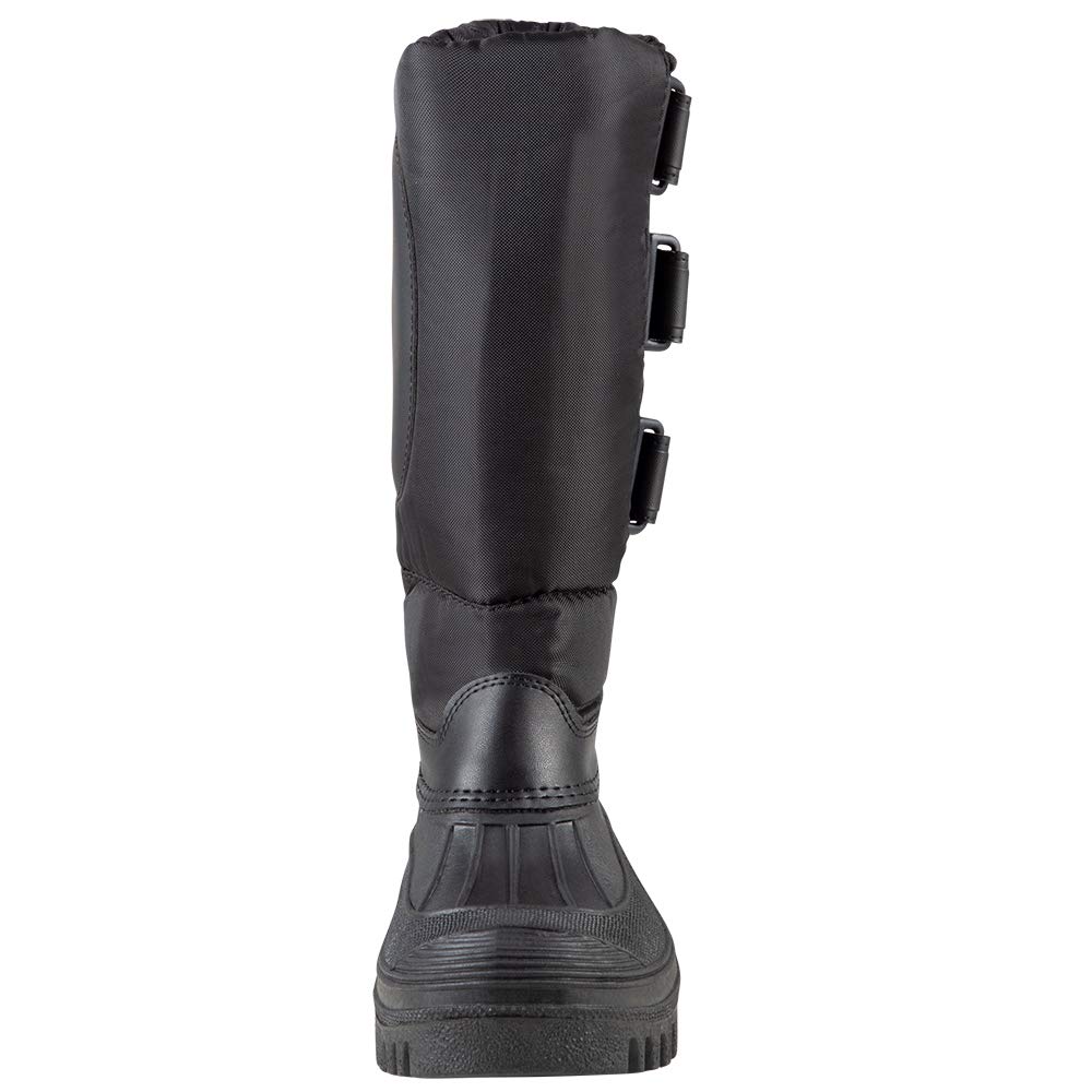 Pfiff Kinder Damen Thermo Winterstiefel, Stallstiefel Winter Stiefel, Schwarz, Schwarz, 32