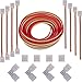 Kit di connettori LED a 3 pin SMD5050 RGB Dream Color con cavo di prolunga da 16,4 m, 4 connettori a tenuta stagna, per striscia LED WS2811 WS2812b