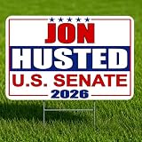 Jon Husted Ohio 2026 For Senator Senate Election Race Yard Sign
