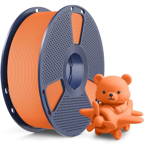 SUNLU High Speed Matte PLA Filament Glattes mattes PLA 3D Druckerfilament 600mm/s schneller 3D Druck trifft auf Robustheit 1KG Spule matte pla Sonnenorange