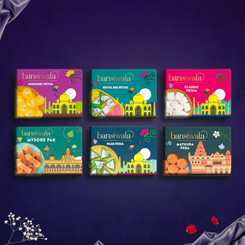 Image of Bansiwala Agra Petha 350g - Original Dry Agra Ka Petha | Classic Petha | Soft and Juicy Indian Sweet | Sweets Gift Box | Vegan & Preservative-Free | Delicious Indian Mithai!