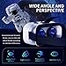 VR Headset for Cellphone, Virtual Reality 3D Glasses Headset, with Controller, with iPhone or Android Compatible 4.7-6.5 inch,for Movies & Mobile Games