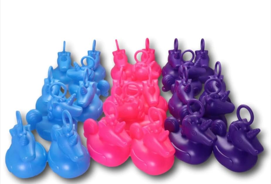 BG International Lot de 24 licornes flottantes de 15 cm pour la pêche au canard