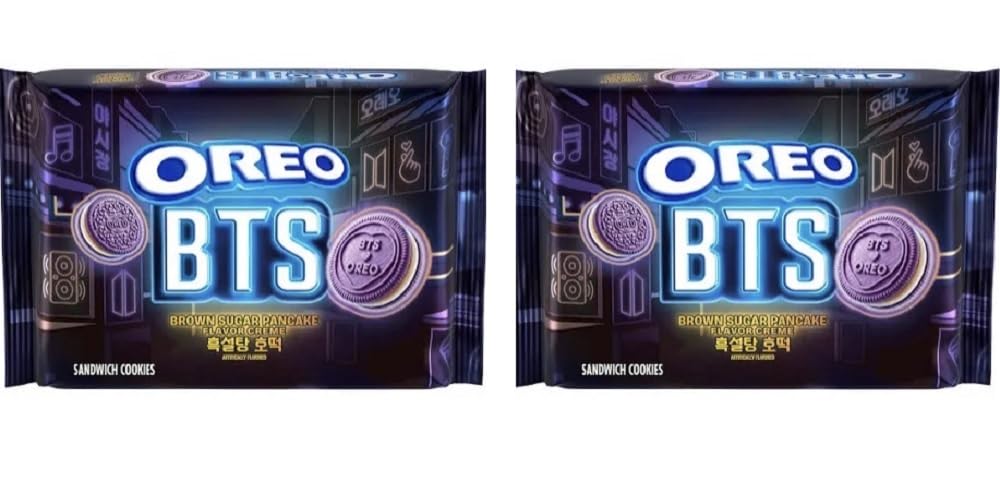 Oreo Sandwich Cookies Variety Set - 2 packs (BTS Brown Sugar Pancake 10.68oz)