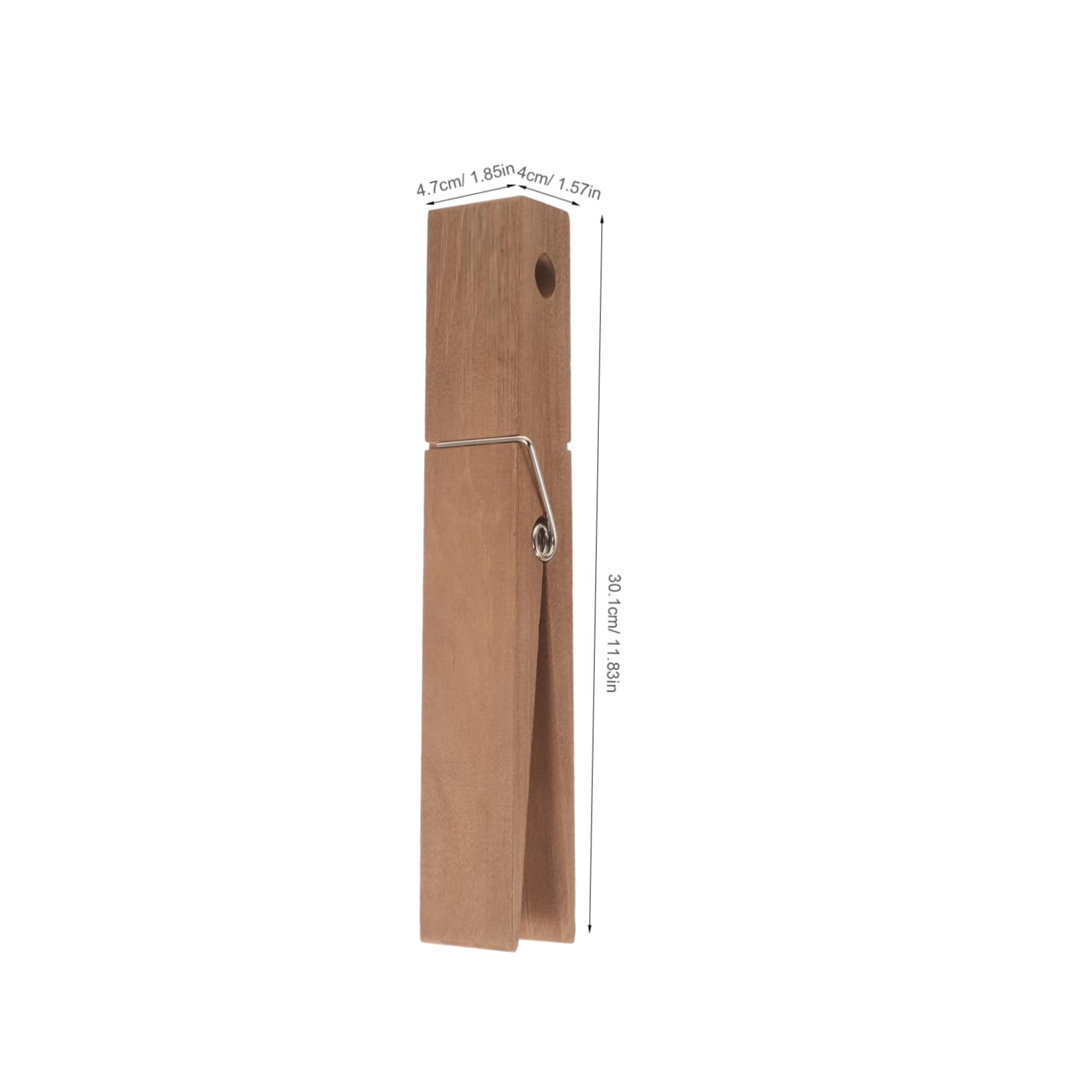 PRETYZOOM 5 Stück Große Starke Griffe Aus Holz Bastelklammern Robuster Handtuchhalter Für Den Heimgebrauch