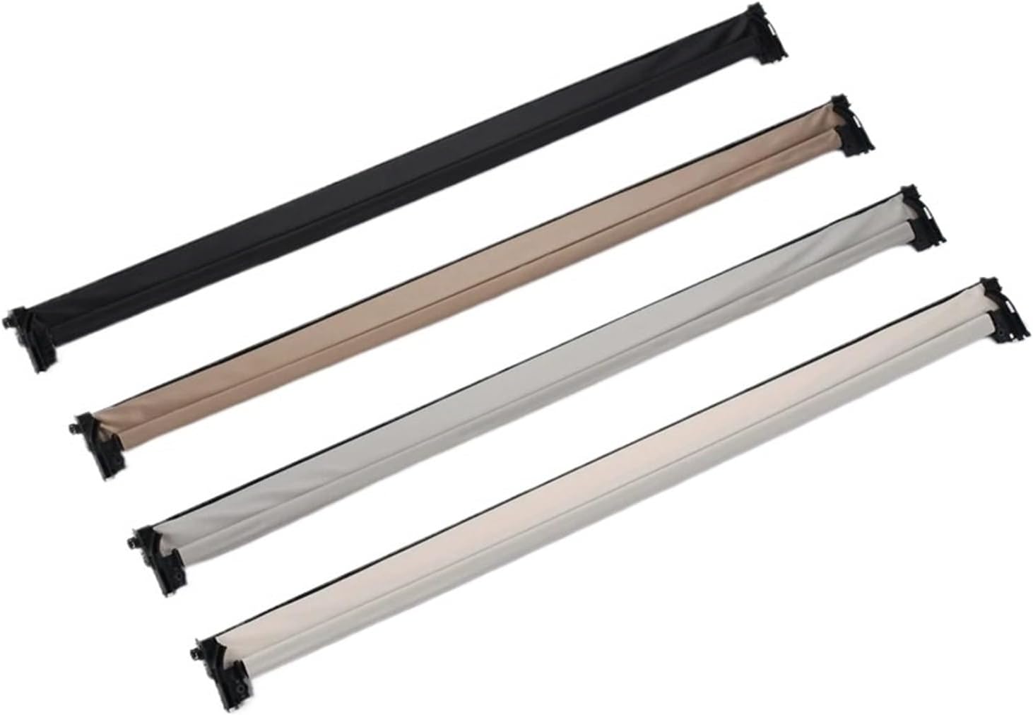 A2057805700 A2057805800 Fit for Benz C GLC 205 253 Electric Panoramic Canopy Sunshade Sunroof Cloth 2057805700 2057805800 Panoramic sunroof(Black Front)