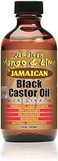 Jamaican Mango & Lime Black Castor Oil Original 4 Oz,Pack of 2