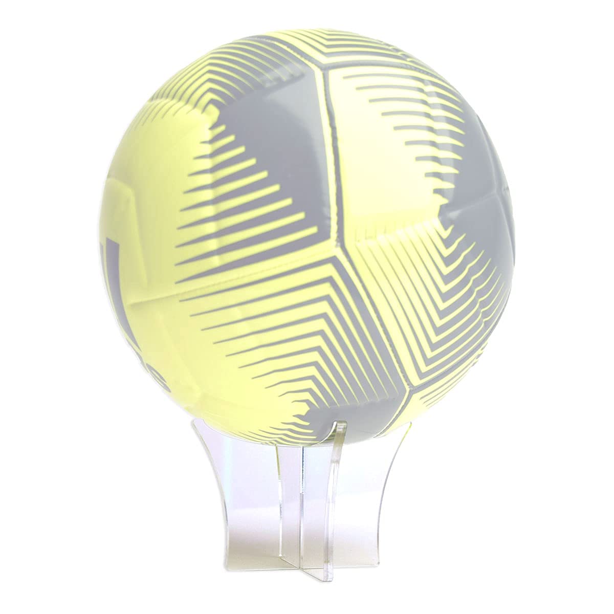 CAYB Design Ballhalter Aus Acrylglas – Für Fußball, Basketball, Volleyball, Transparent, 15x12x6,5 Cm