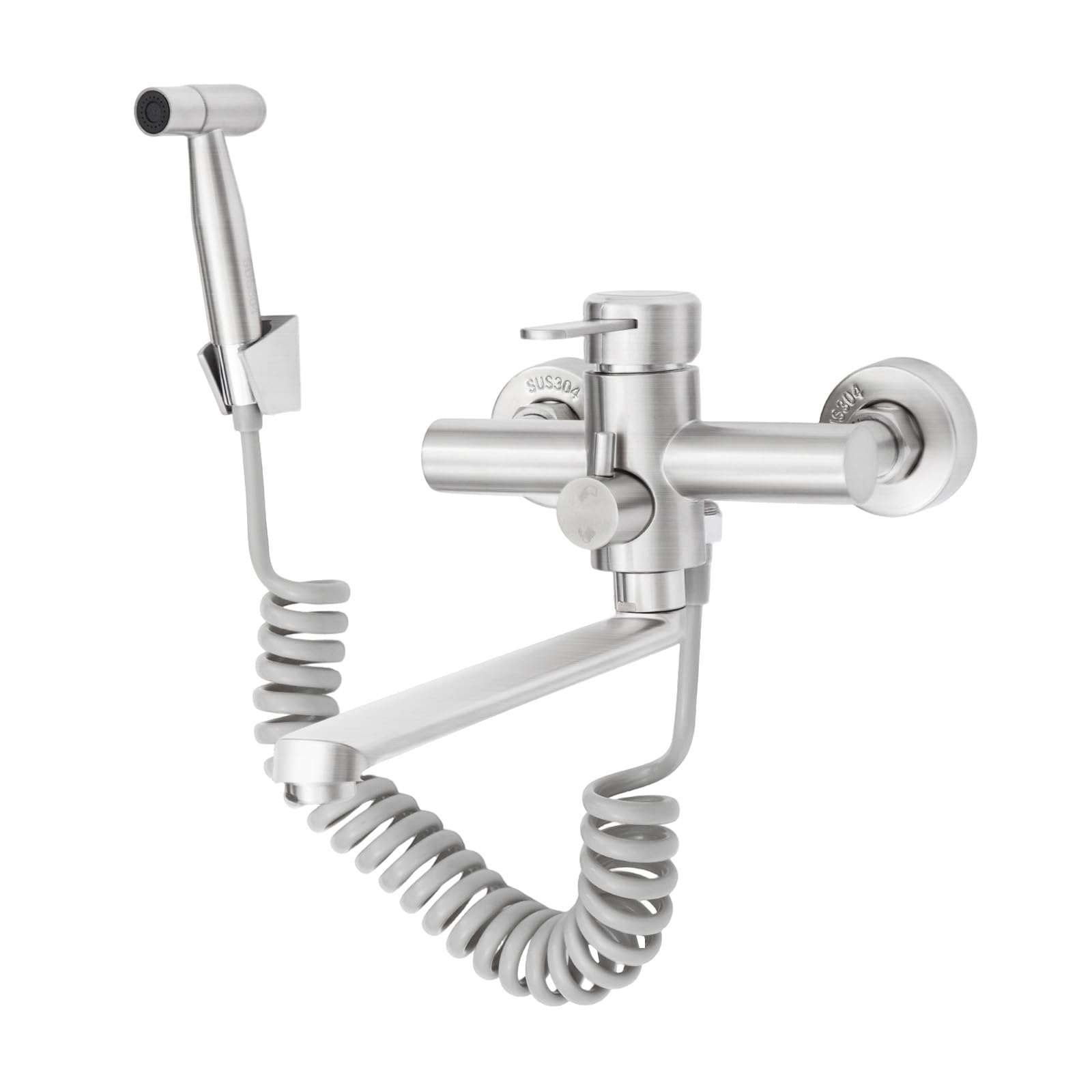 Grifo de pared con ducha, grifo