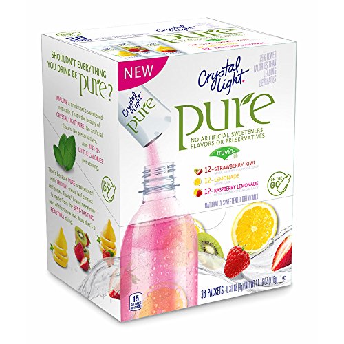 Crystal Light On the GO Flavored Sticks, Lemonade No artificial Sweeteners - 36 ct