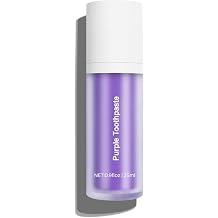 Purple Toothpaste for Teeth Whitening, Teeth Whitening Toothpaste, Purple Toothpaste Whitening, Tooth Stain Removal Colour Corrector, Stubborn Stain Removal & Enamel - 0.9 Fl Oz