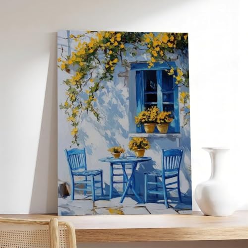 Poster toile café méditerranéen pour égayer un mur vide - 7