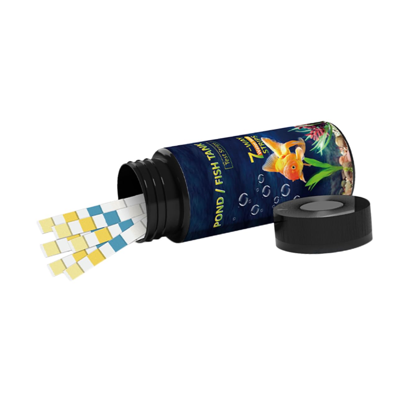Cabilock 250pcs Water Testing Strips for Aquariums Pools Ponds and Drinking Water Quick Results for Ph Hardness Chlorine and Total Alkalinity Monitoring