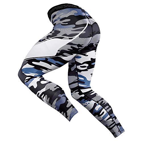 Image of OEBLD Compression Pants Men Thermal Underwear Set Base Layer Dry Tights Gym Running Leggings Long Sleeve Shirt