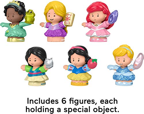 Fisher-Price GXY00 Little People Toddler Toys Disney Princess Set With 6 Character Figures thumb #3