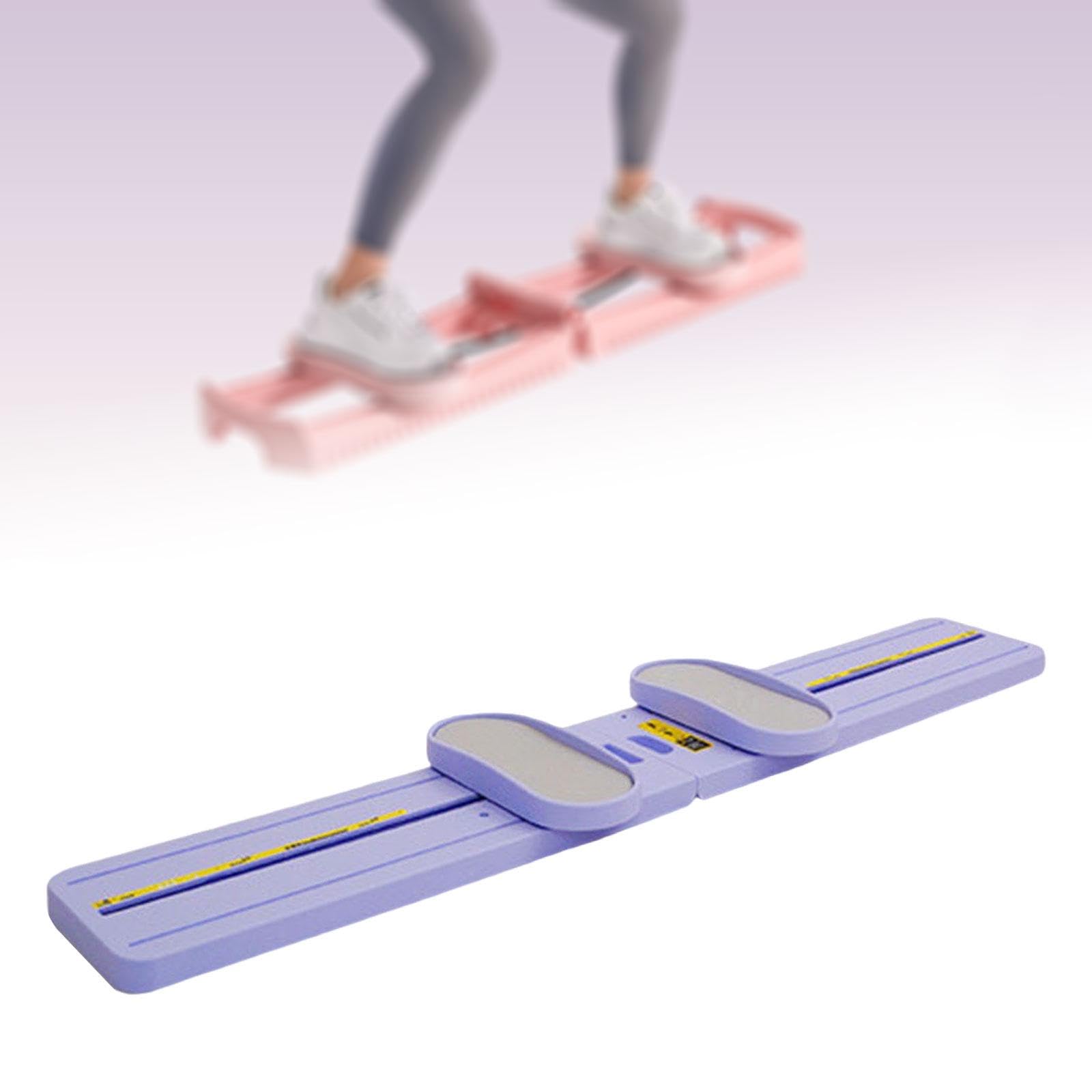 Beintrainingsgerät, Klappbar, Skimaschine, Bein Und Beckentraining, Multifunktional, rutschfeste Pedale, Tragbarer Oberschenkeltrainer, Keine Armlehne