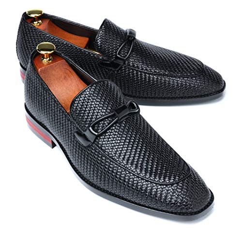 Mens Loafer Slip On Driving Shoes Soft Penny Loafers Classy Formal Patent Leather Dress Shoes4