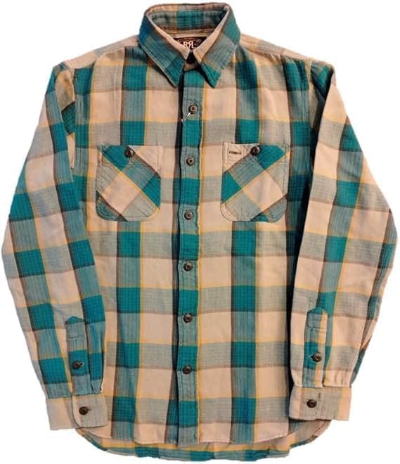 M*i様 【美品】RRL ダブルアールエル　ネルシャツ　Sサイズ RRL ダブルアールエル ラルフローレン ネルシャツ S（着丈73cm肩幅