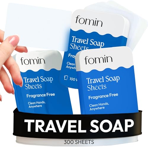 FOMIN - Antibacterial Paper Soap Sheets for Traveling - 300