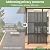 Metal Privacy Screen Outdoor with Stand, 6 ft Tall Decorative Privacy Fence Featuring Simple Assembly, Freestanding Fence Panels & Portable Divider Screens for Patio, Balcony, Garden, Backyard