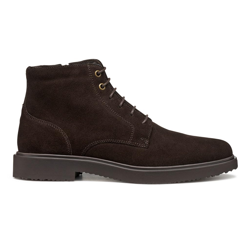 Geox Herren Dunkelbraun Man U Massimiano Ankle Boots Dk Brown 44_Eu