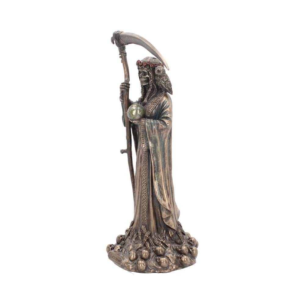 Nemesis Now - Statuetta di Santa Muerte, 38 cm, colore: bronzo